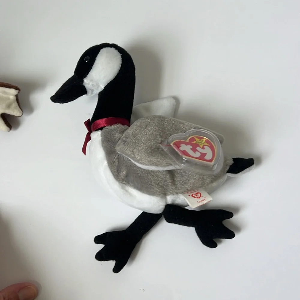 Retired Vtg 90s Ty Beanie Baby Lot (3) Jake, Loosy, Early Nursey Mallard 1997 💙